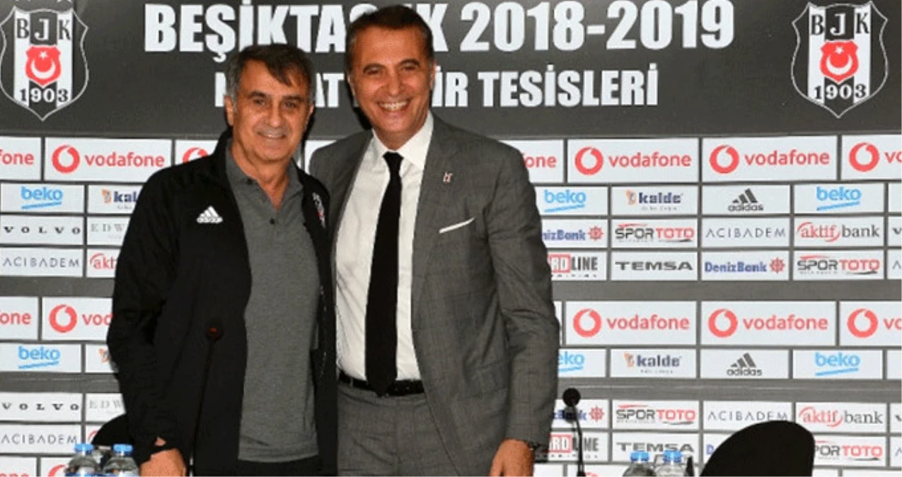 Fikret Orman ile Şenol Güneş Ortak Basın Toplantısı Düzenledi! Tecrübeli Hoca Dedikodulara Noktayı Koydu: Beşiktaş\'ta Mutluyum