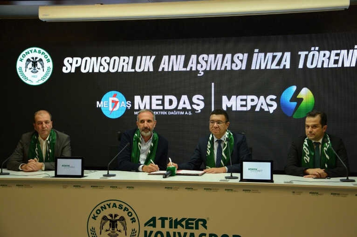 Atiker Konyaspor Medaş/mepaş ile Sponsorluk Anlaşmasını Yeniledi