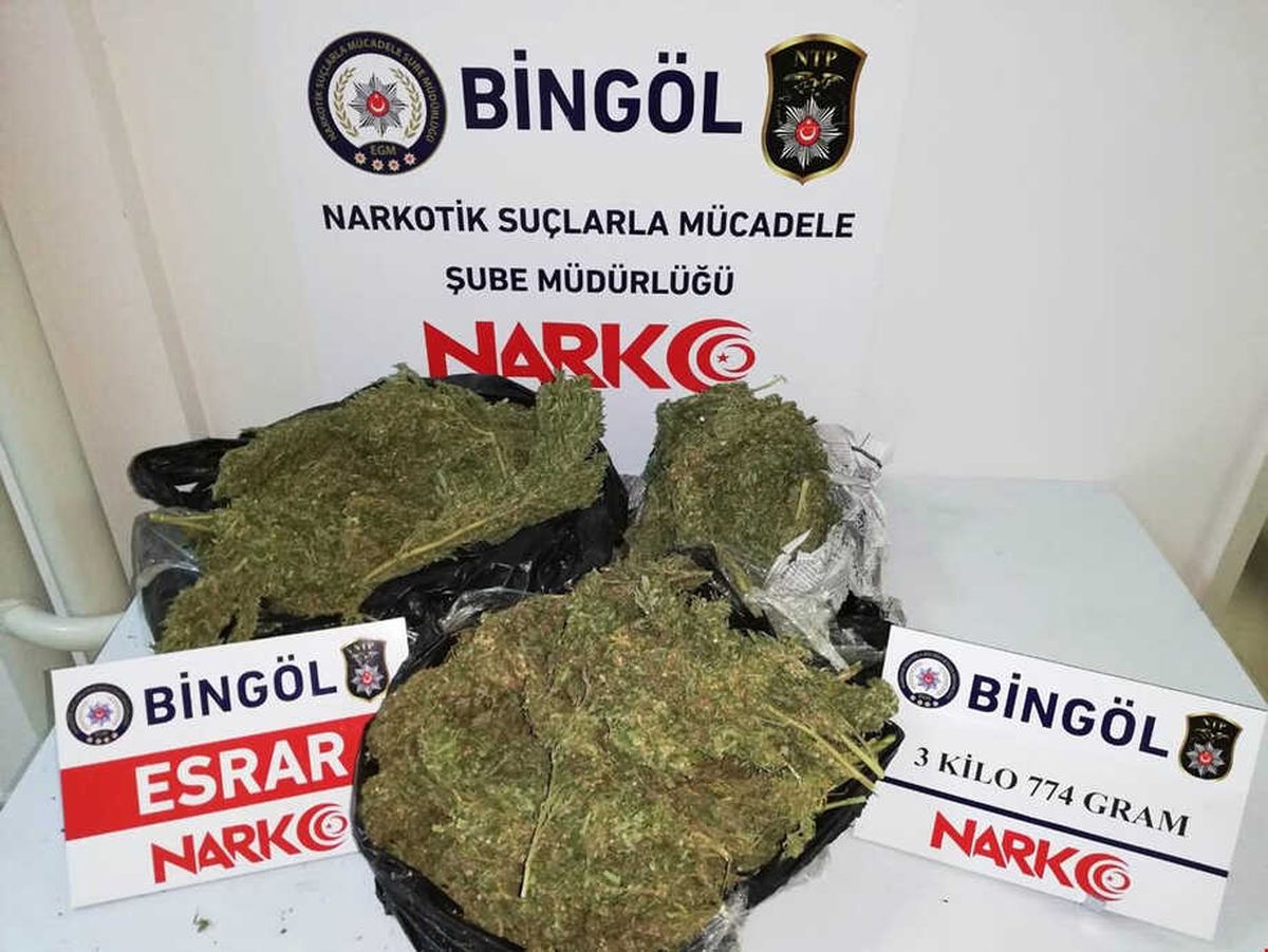 Bingöl\'de Uyuşturucu Operasyonları