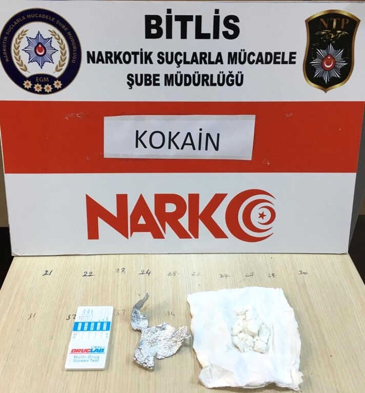 Bitlis\'te 14,56 Gram Kokain Ele Geçirildi