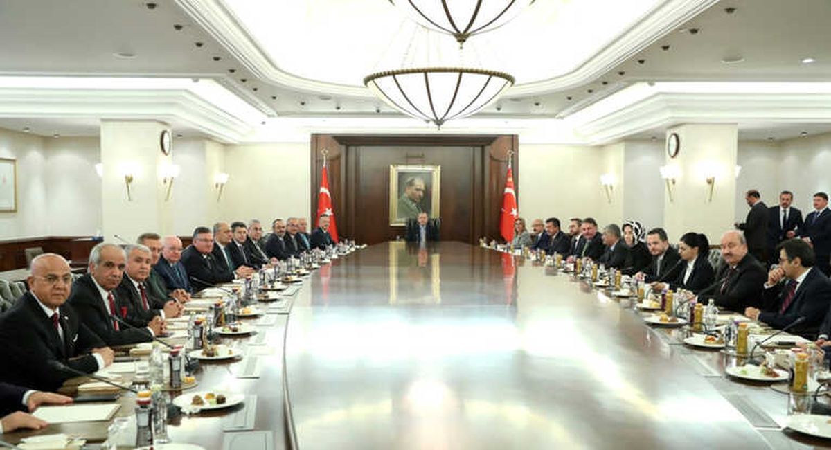 Erdoğan Tim Heyetini Kabul Etti