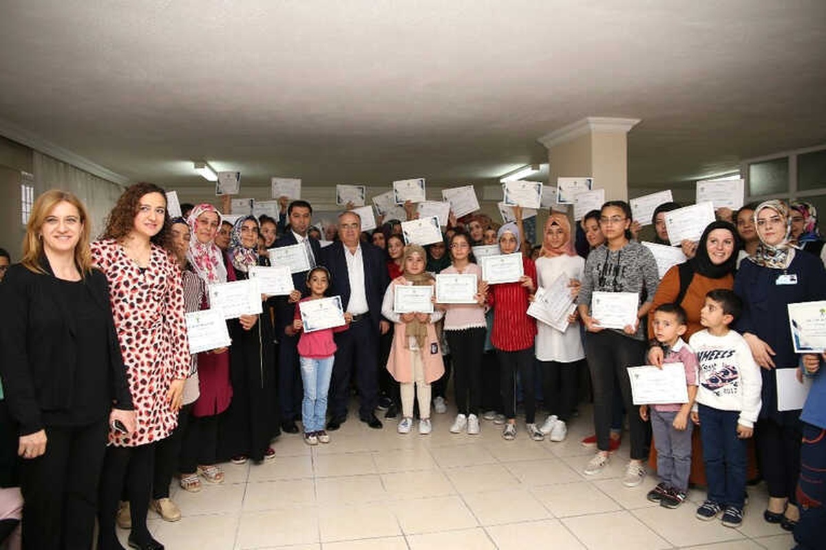 Öğrenciler ve Yetişkinler Mezuniyet Sevinci Yaşadı