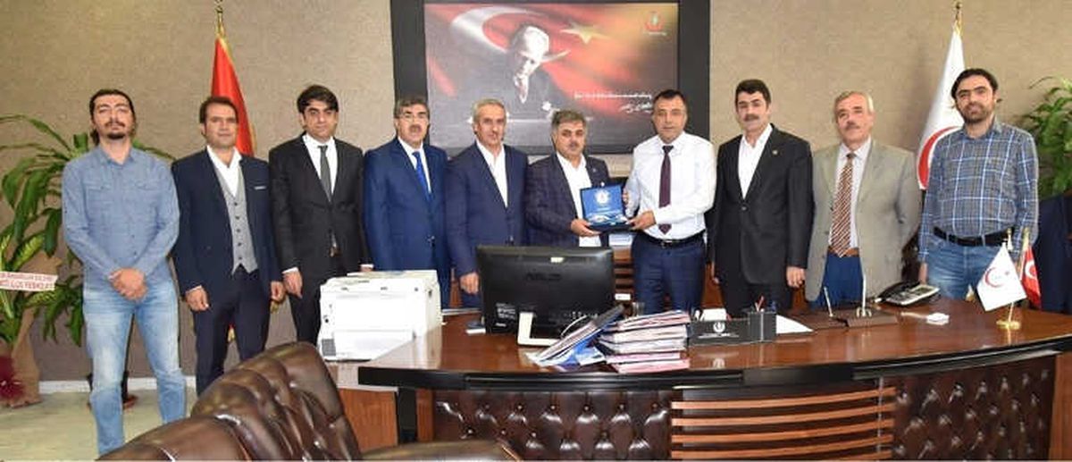 Sağlık-Sen Van Şubesi\'nden Sağlık Müdürü Sünnetçioğlu\'na Hayırlı Olsun Ziyareti