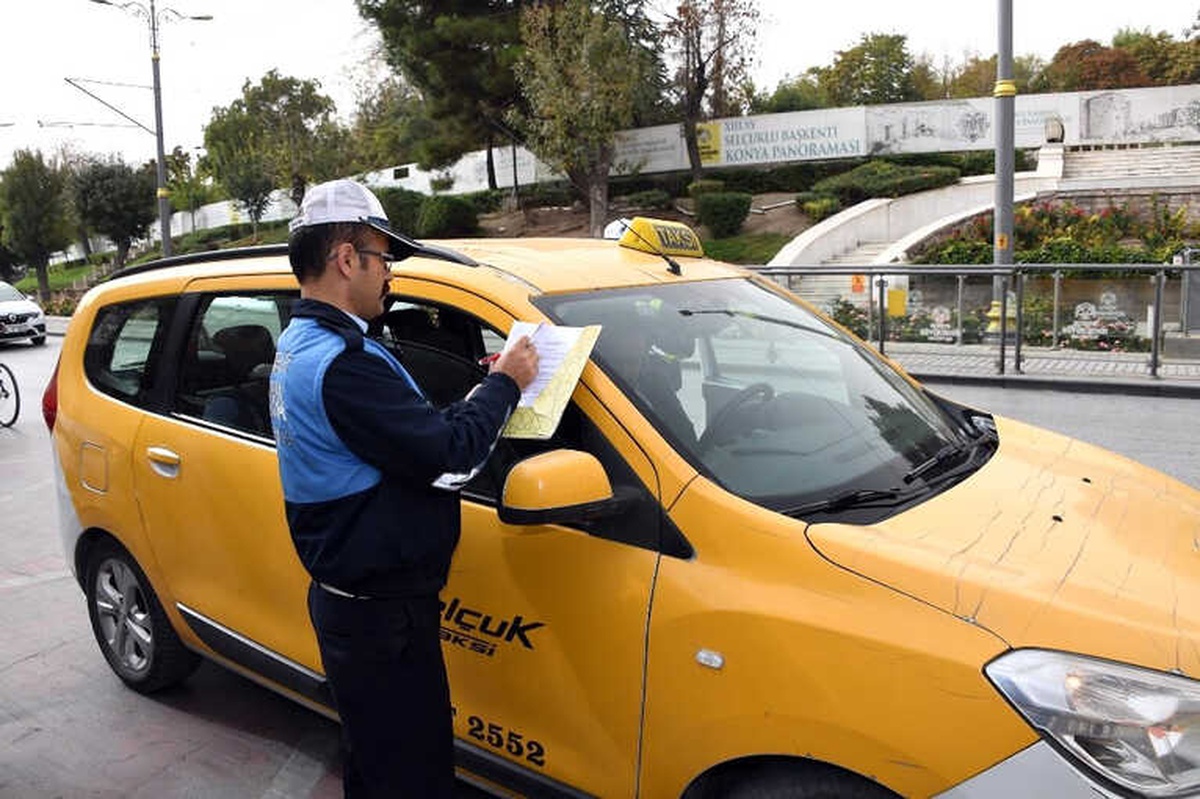 Büyükşehir Zabıta Ticari Taksileri Denetliyor