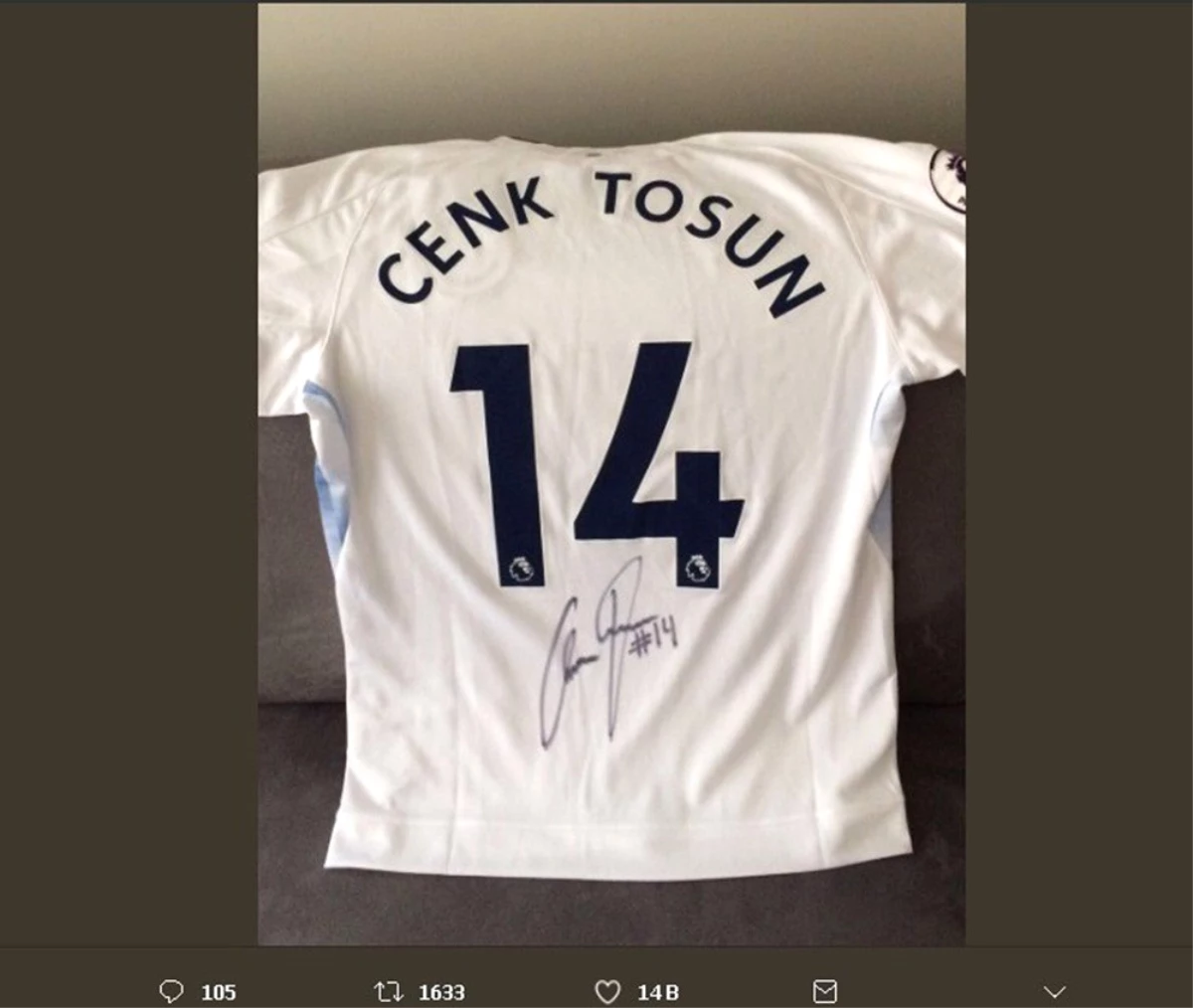 Cenk Tosun O Taraftara Duyarsız Kalmadı