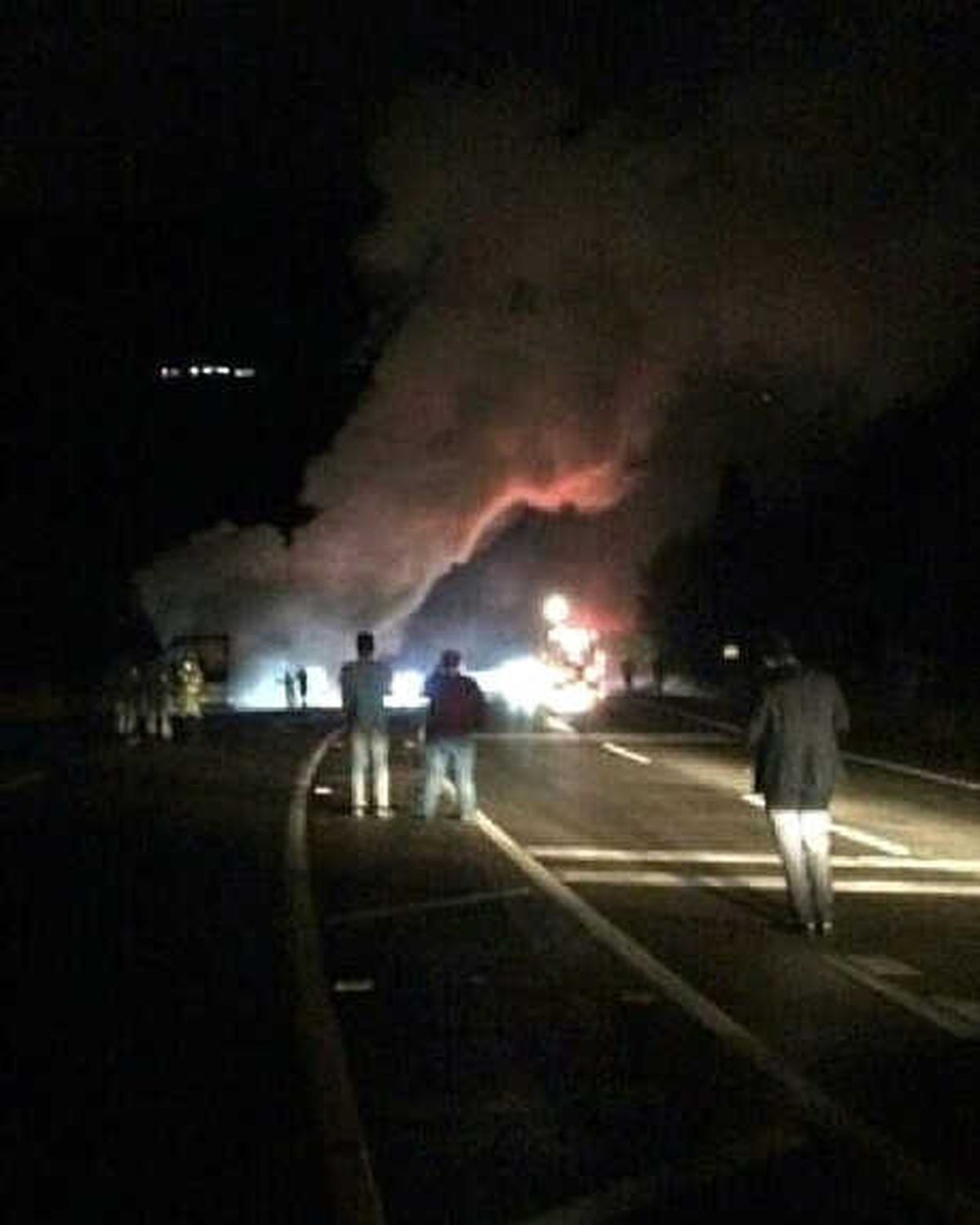 Hatay\'da Yolcu Otobüsü Alev Alev Yandı