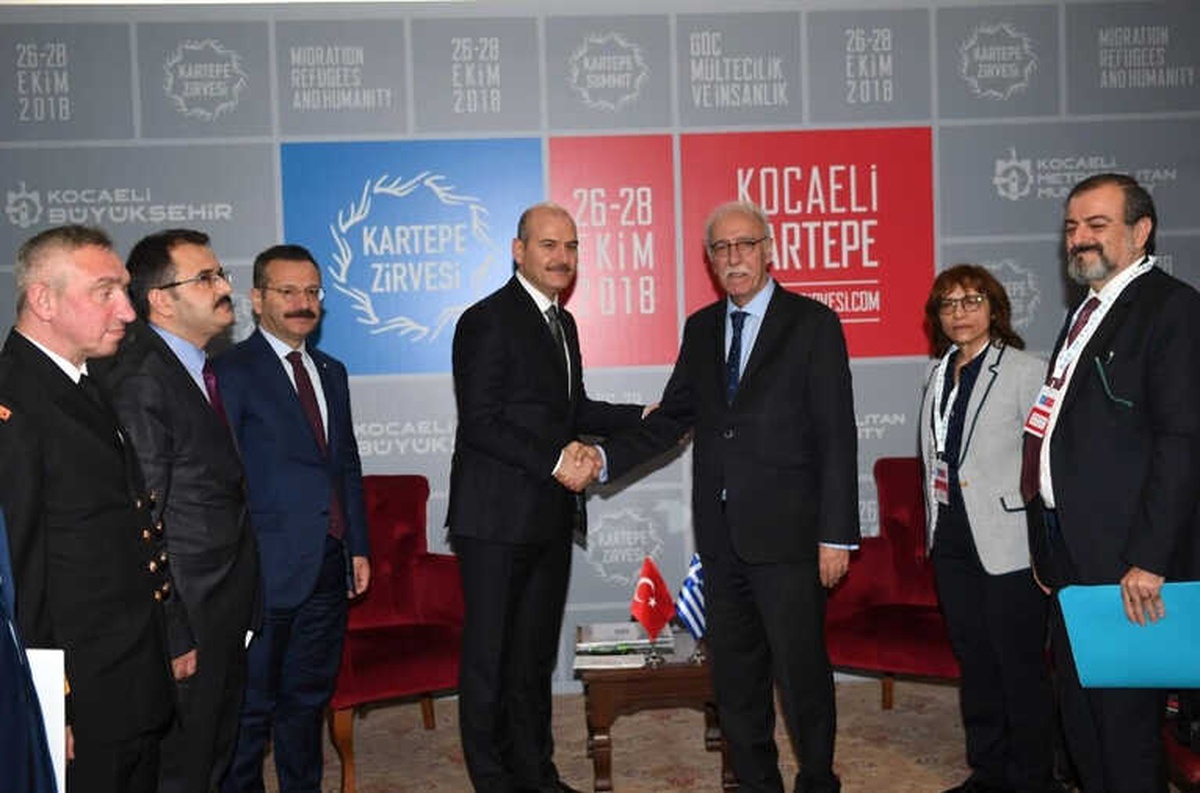 İçişleri Bakanı Soylu, Yunan Göç Bakanı ile Bir Araya Geldi