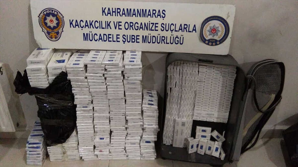 Kahramanmaraş\'ta Kaçak Sigara Operasyonu