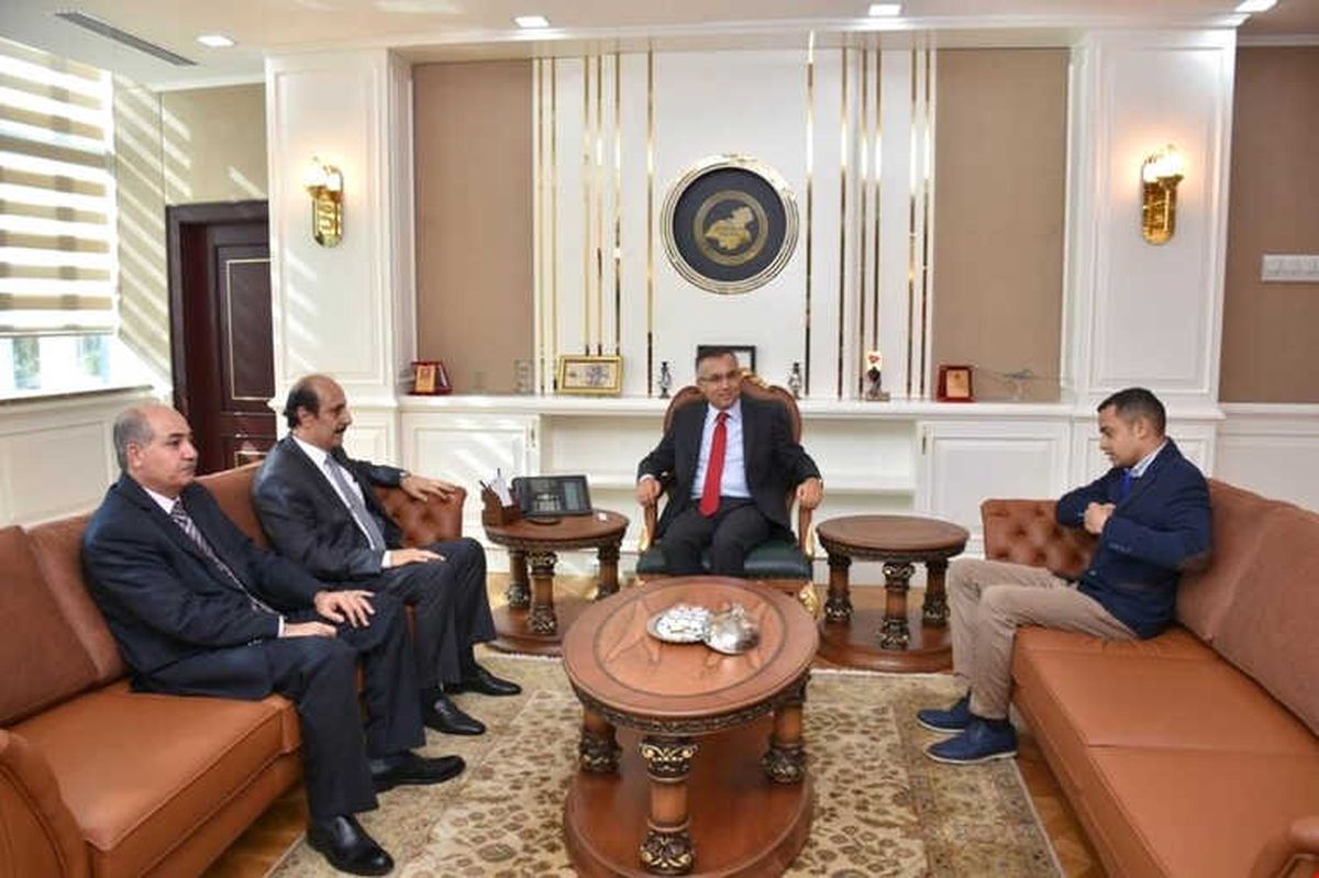 Vali Çeber, Ürdün Haşimi Krallığı Büyükelçisi Rifaie\'yi Kabul Etti