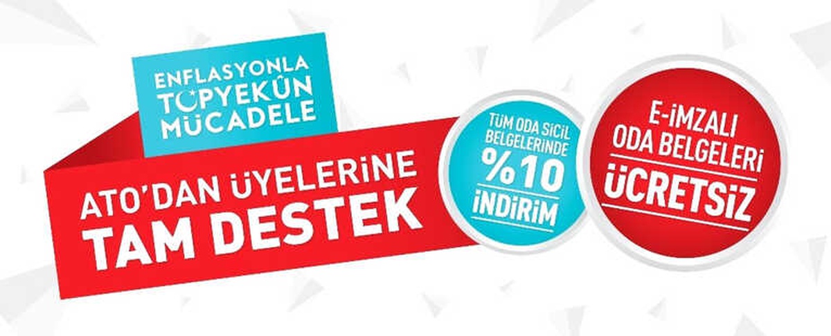 ATO\'dan Üyelerine Büyük Destek