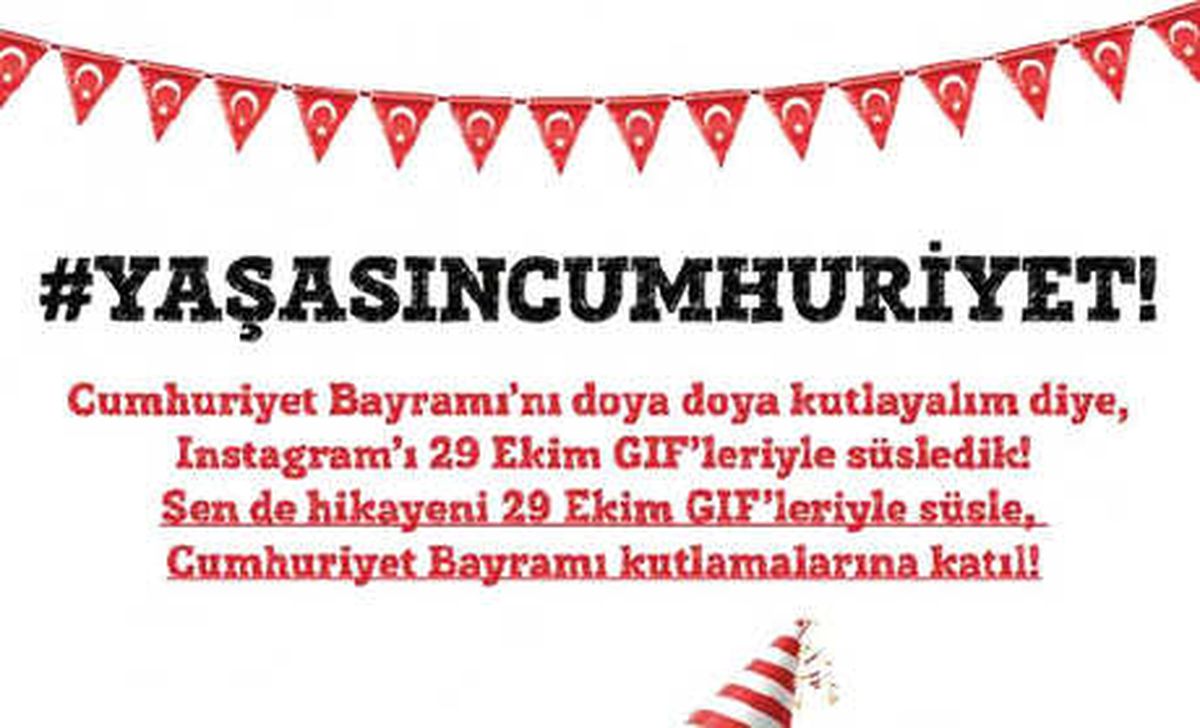 Boyner 29 Ekim\'e Özel Gıf Tasarladı