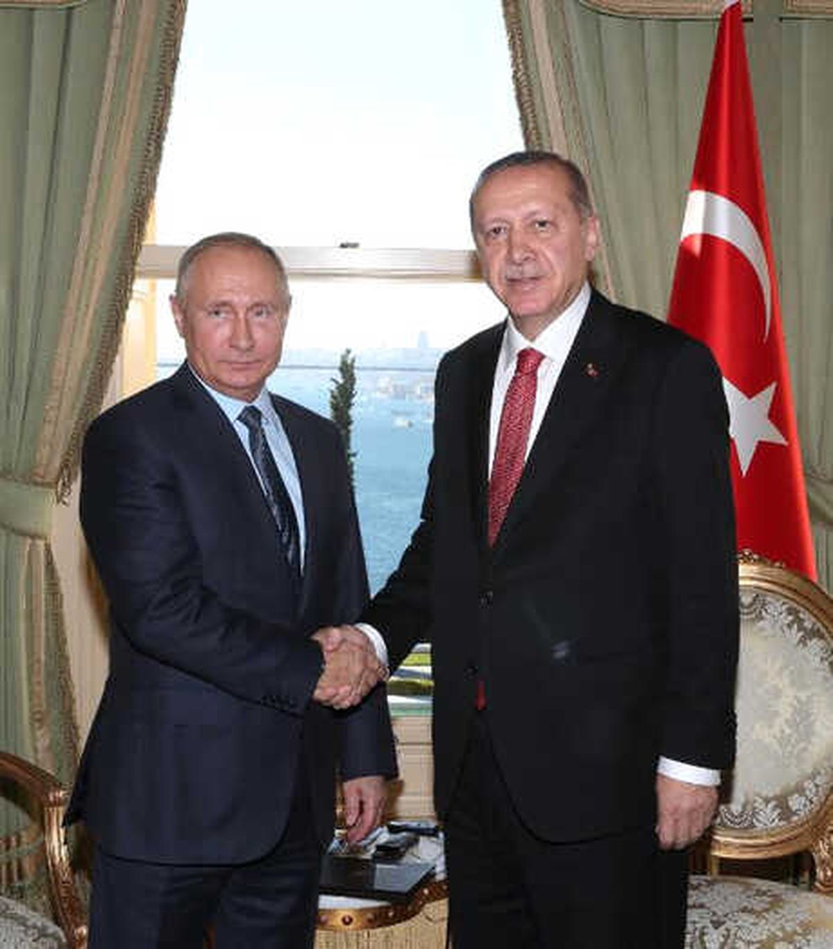 Cumhurbaşkanı Erdoğan, Putin ile Görüştü