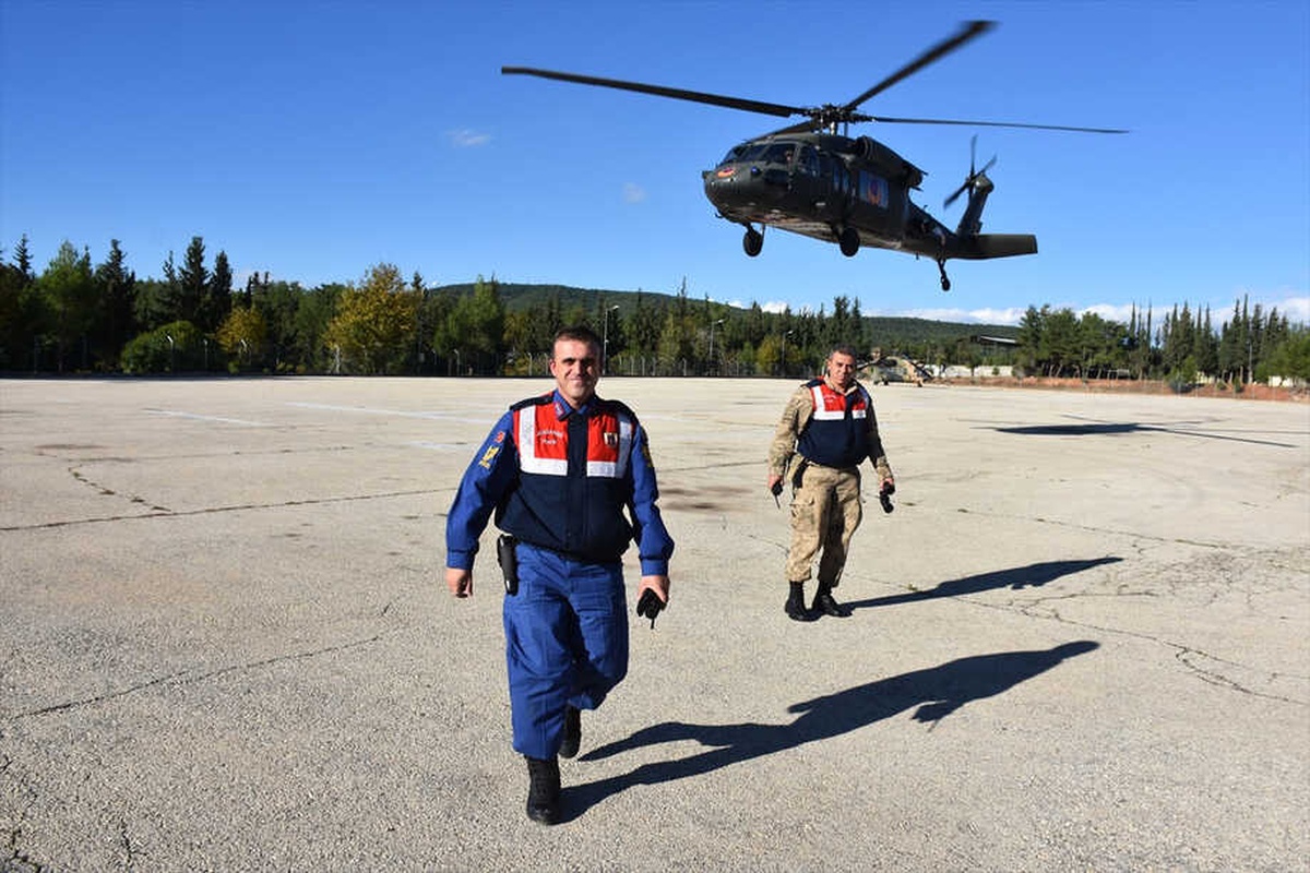 Gaziantep\'te Helikopterli Trafik Uygulaması