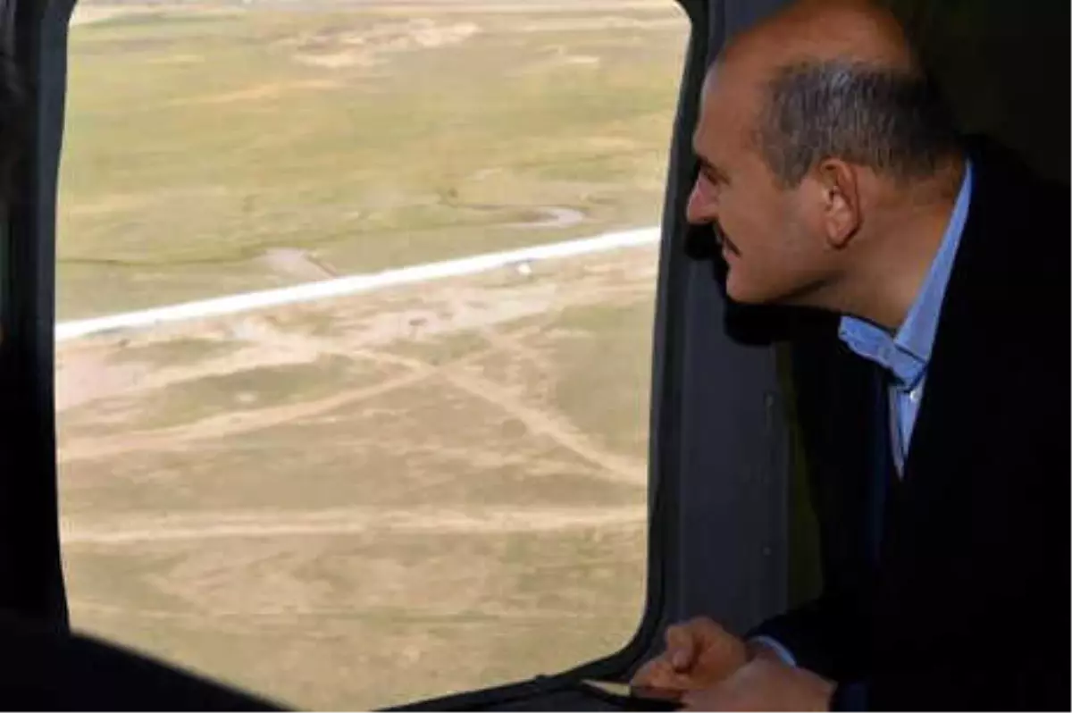 İçişleri Bakan Soylu, Türkiye-İran Sınırındaki Güvenlik Duvarını İnceledi