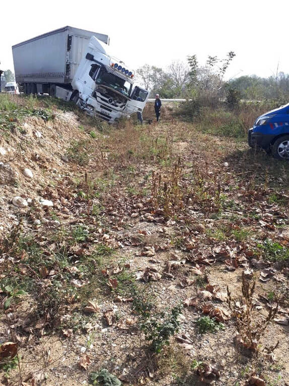Tır Askeri Araca Çarptı: 1 Asker Yaralandı