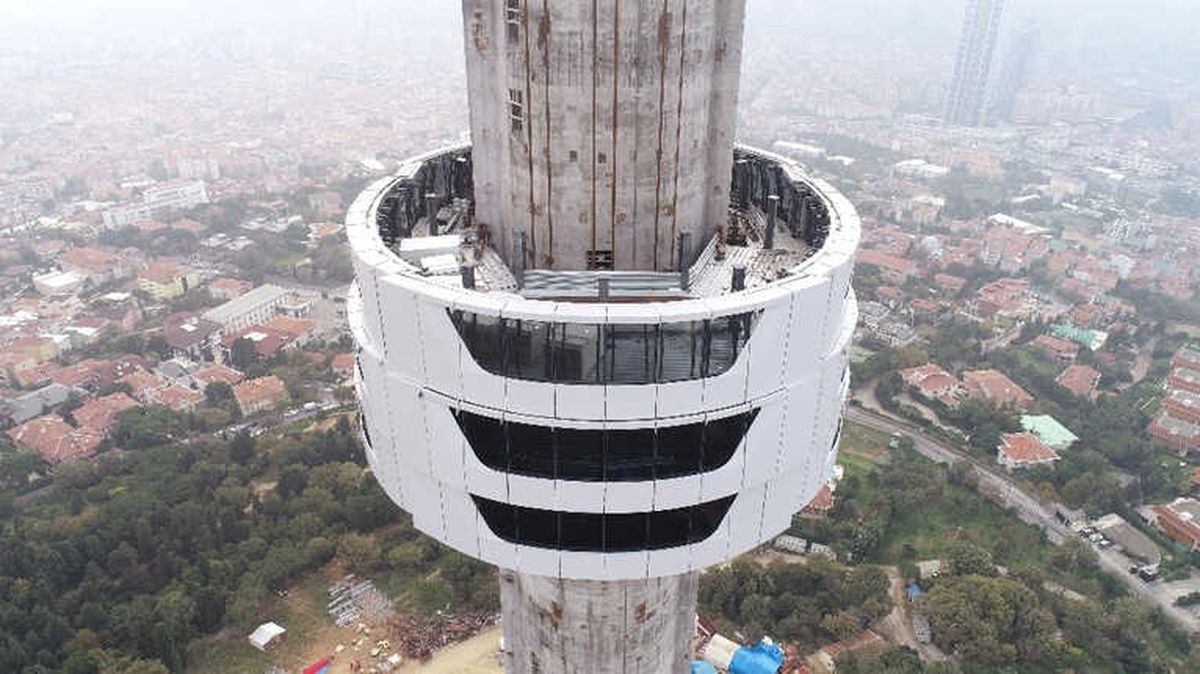 Çamlıca Kulesi Drone ile Havadan Görüntülendi