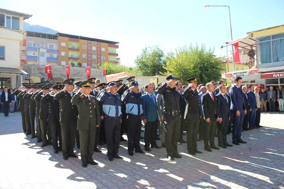 Sason\'da 29 Ekim Cumhuriyet Bayramı Töreni