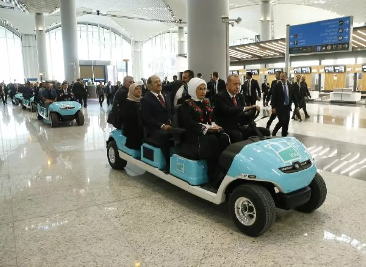 Fotoğraflarla// Cumhurbaşkanı Erdoğan Tarihi Açılışı İçin Tören Alanında