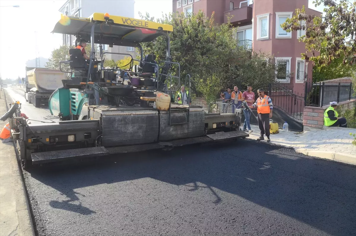 Kırklareli\'nde Yol Yapım Çalışmaları