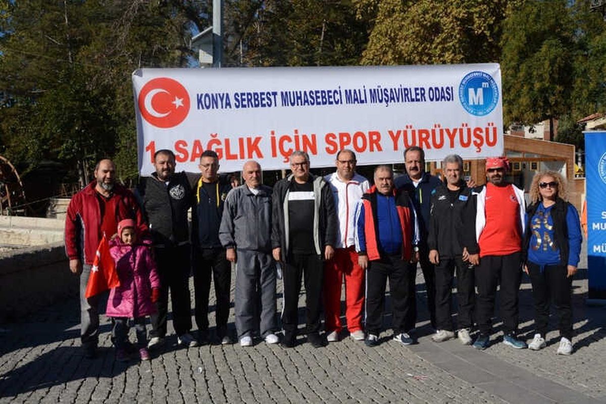 Konya Smmm Odasından 29 Ekim \'Sağlık İçin Spor Yürüyüşü\' Etkinliği