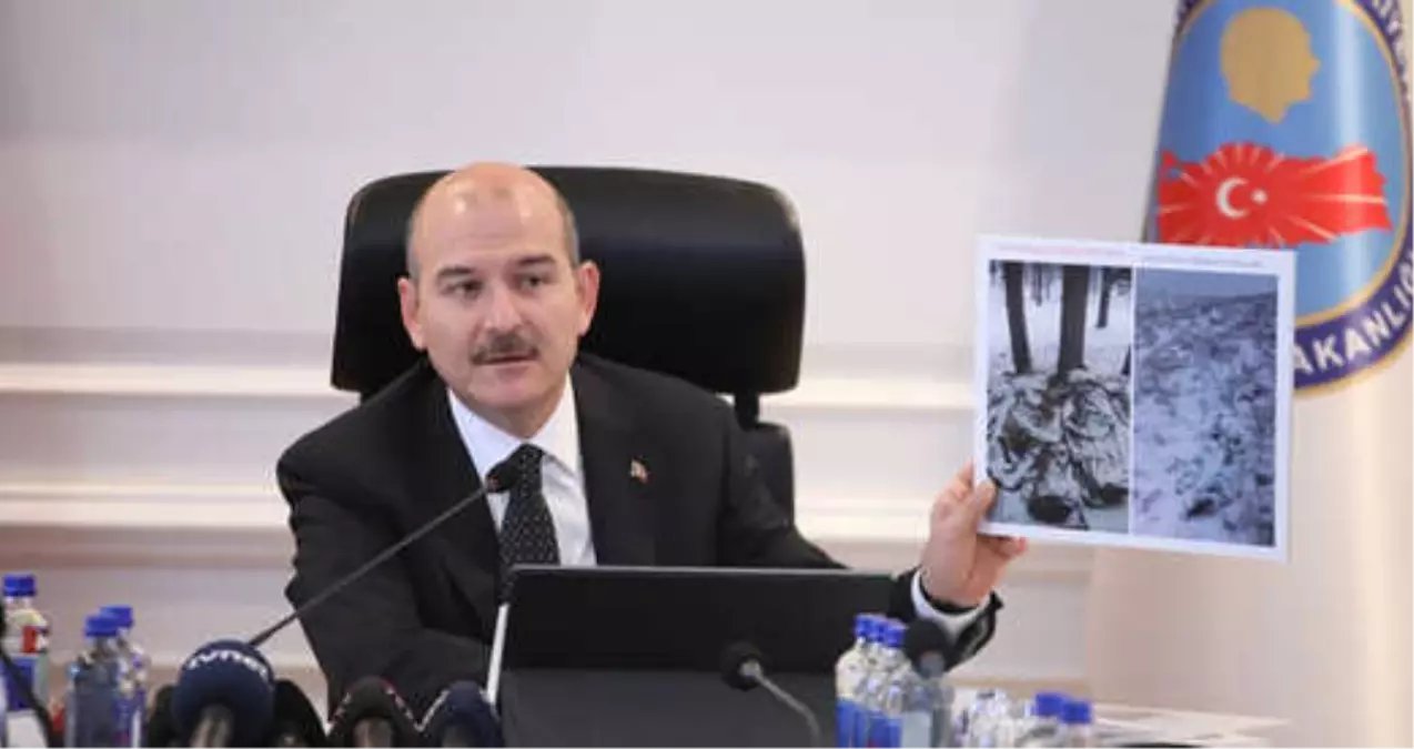İçişleri Bakanı Soylu, Donarak Şehit Olan Askerlere Ait Olduğu İddia Edilen Fotoğrafları Yalanladı