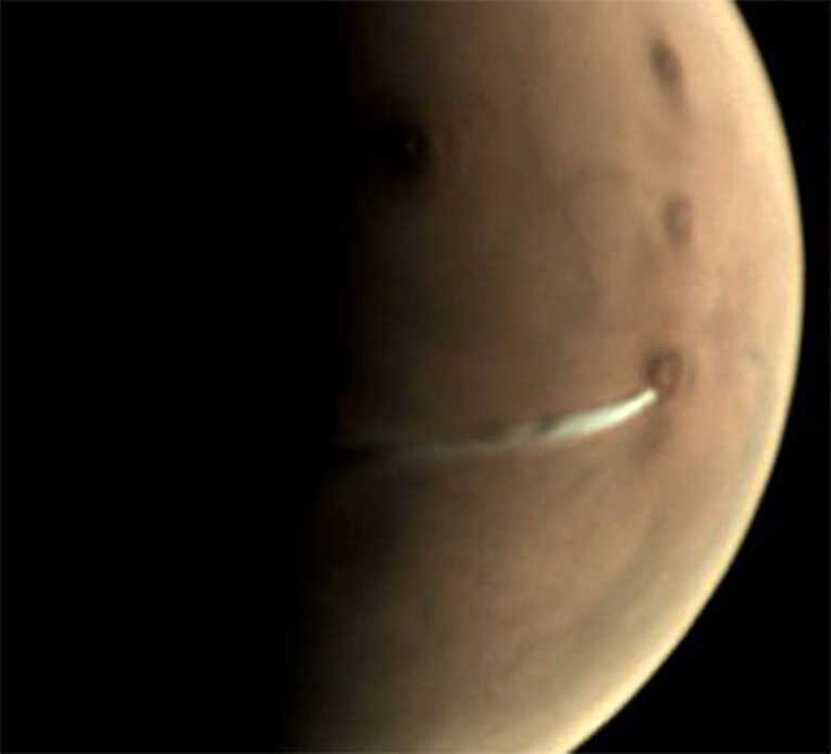 Mars\'ta Görülen Bulutun Esrarı Çözüldü