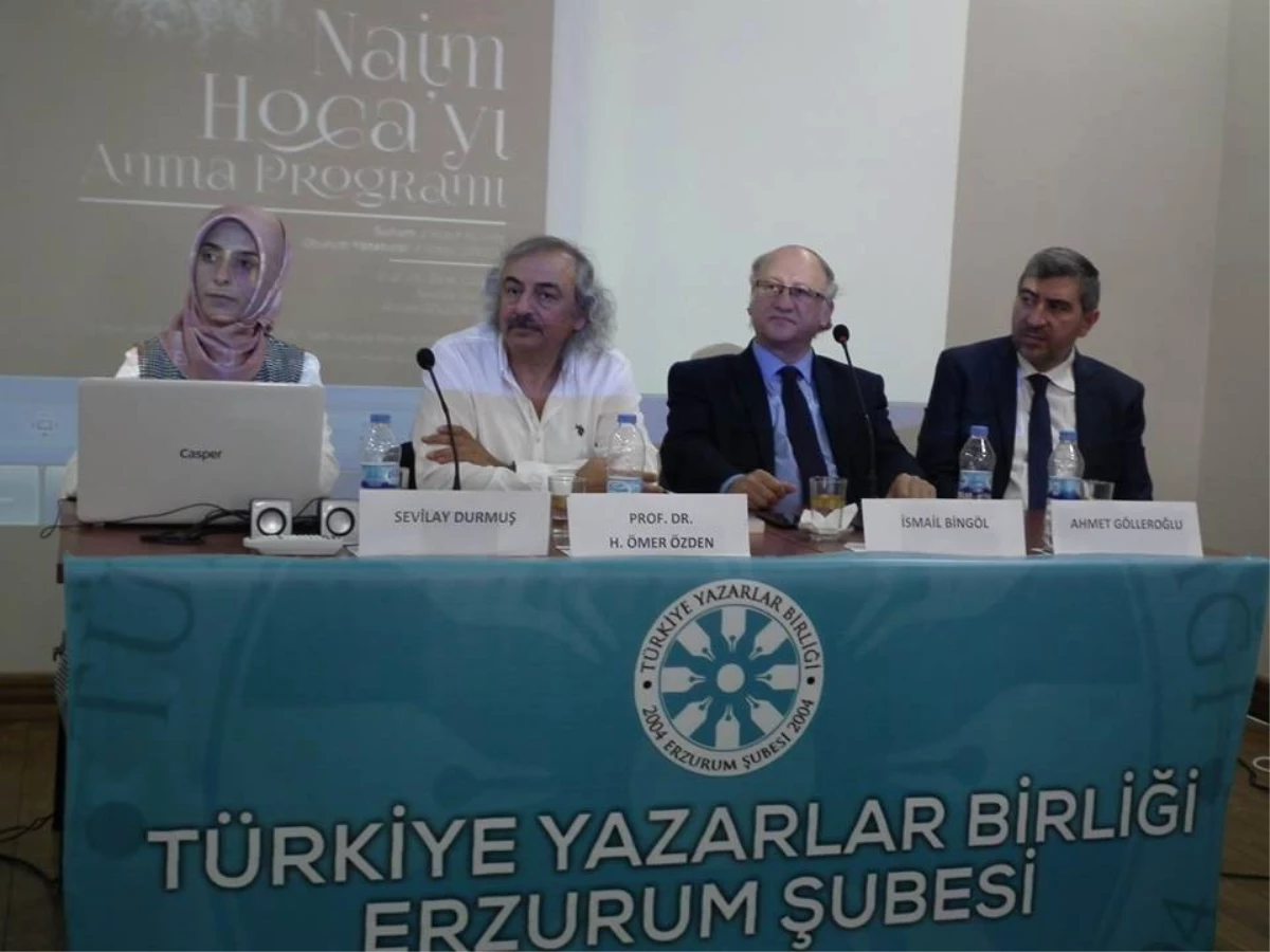 Tyb Erzurum Şubesince Naim Hoca\'yı Anma Paneli Düzenledi