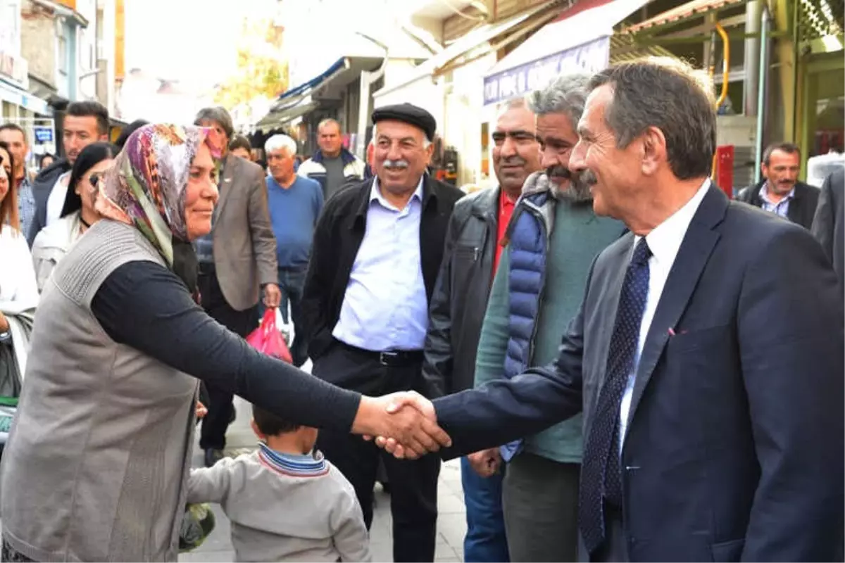 Başkan Ataç Emirdağ\'da Temaslarda Bulundu