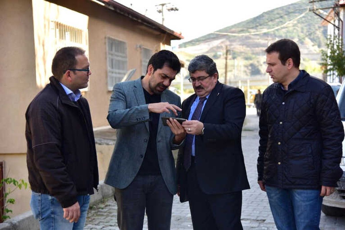 Başkan Can, Asfaltlama Çalışmalarını İnceledi