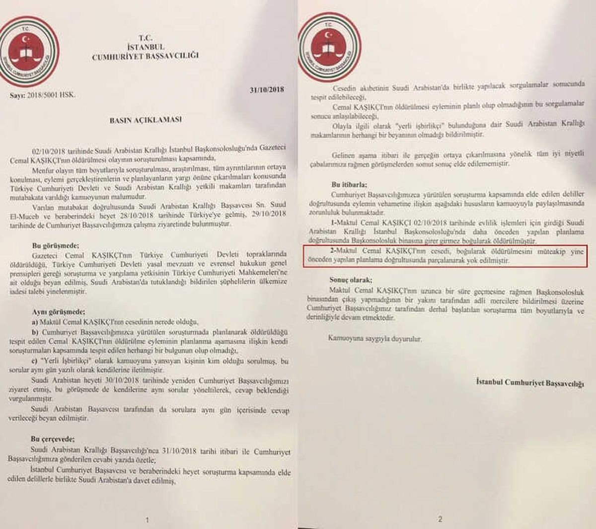 Başsavcılık: "Boğularak Öldürüldü, Cesedi Parçalanarak Yok Edildi"