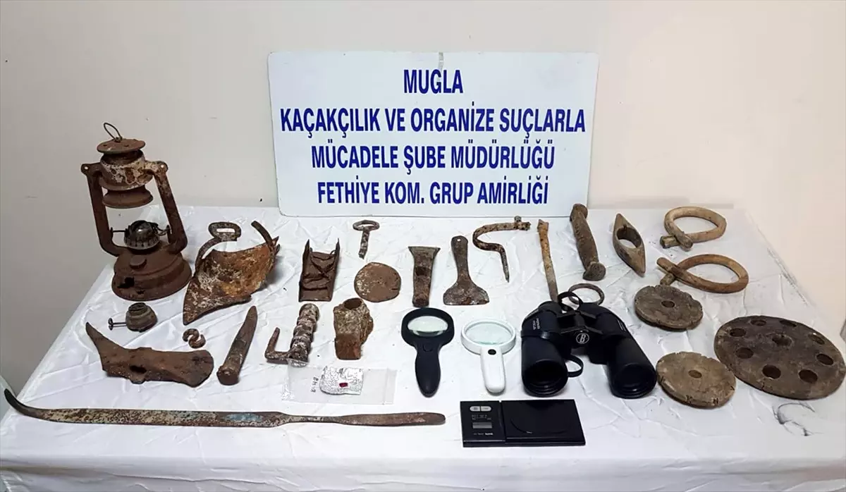 Muğla Merkezli Tarihi Eser Kaçakçılığı Operasyonu