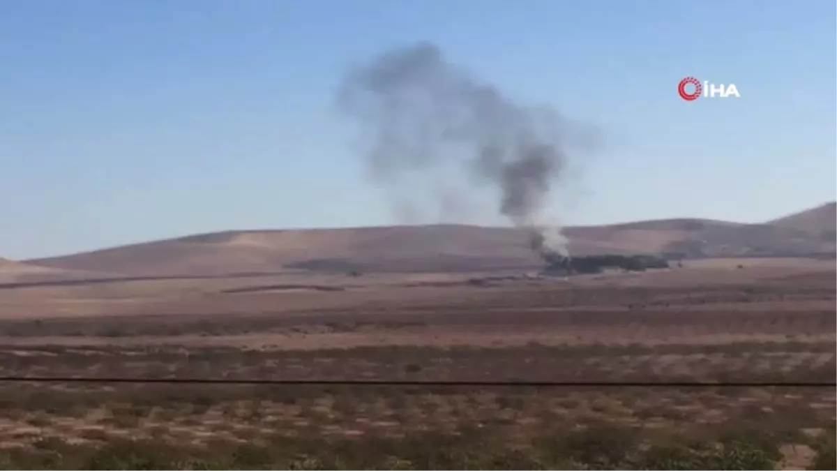 Süleyman Şah Türbesi Yakınındaki Sınır Karakoluna Saldırı... Yükselen Dumanlar Kamerada