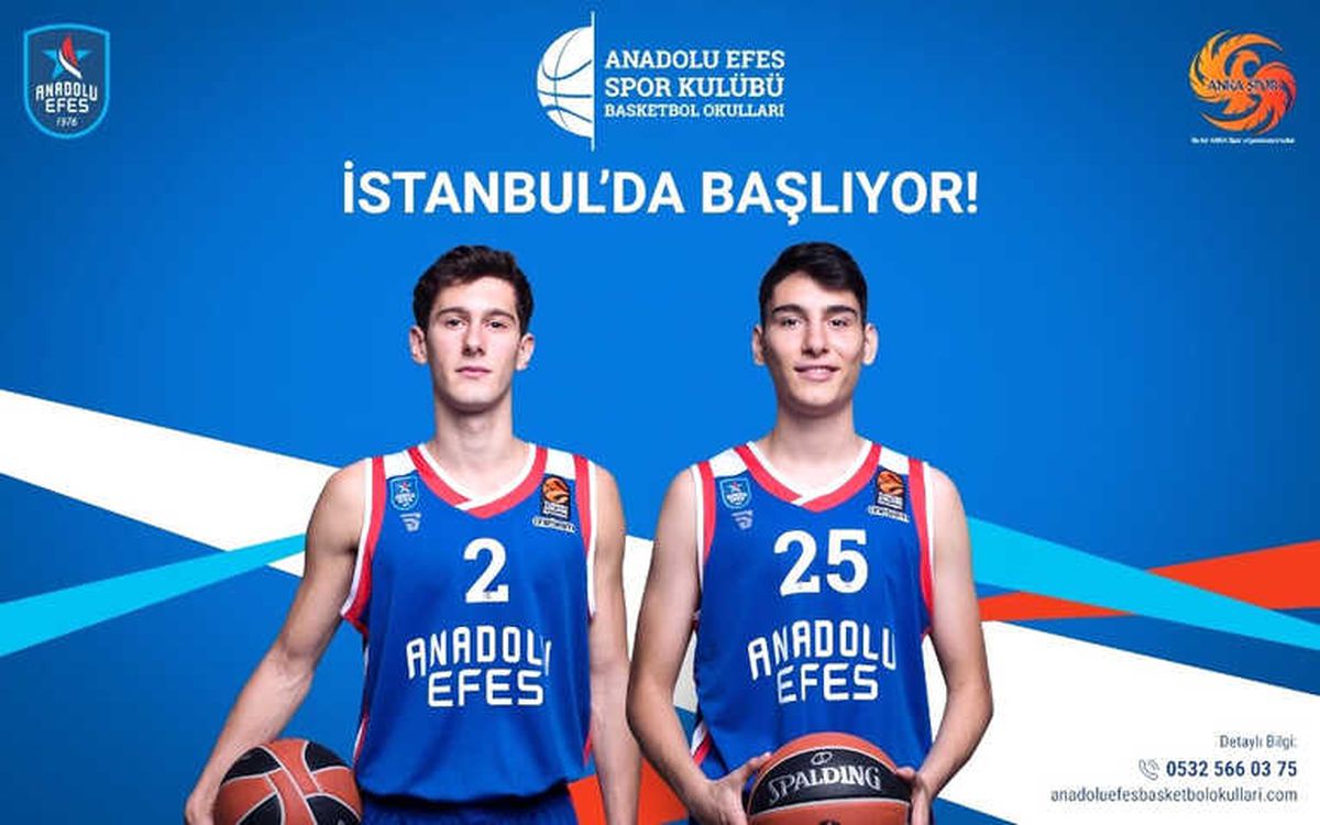 Anadolu Efes Basketbol Okulları İstanbul\'da Açılıyor