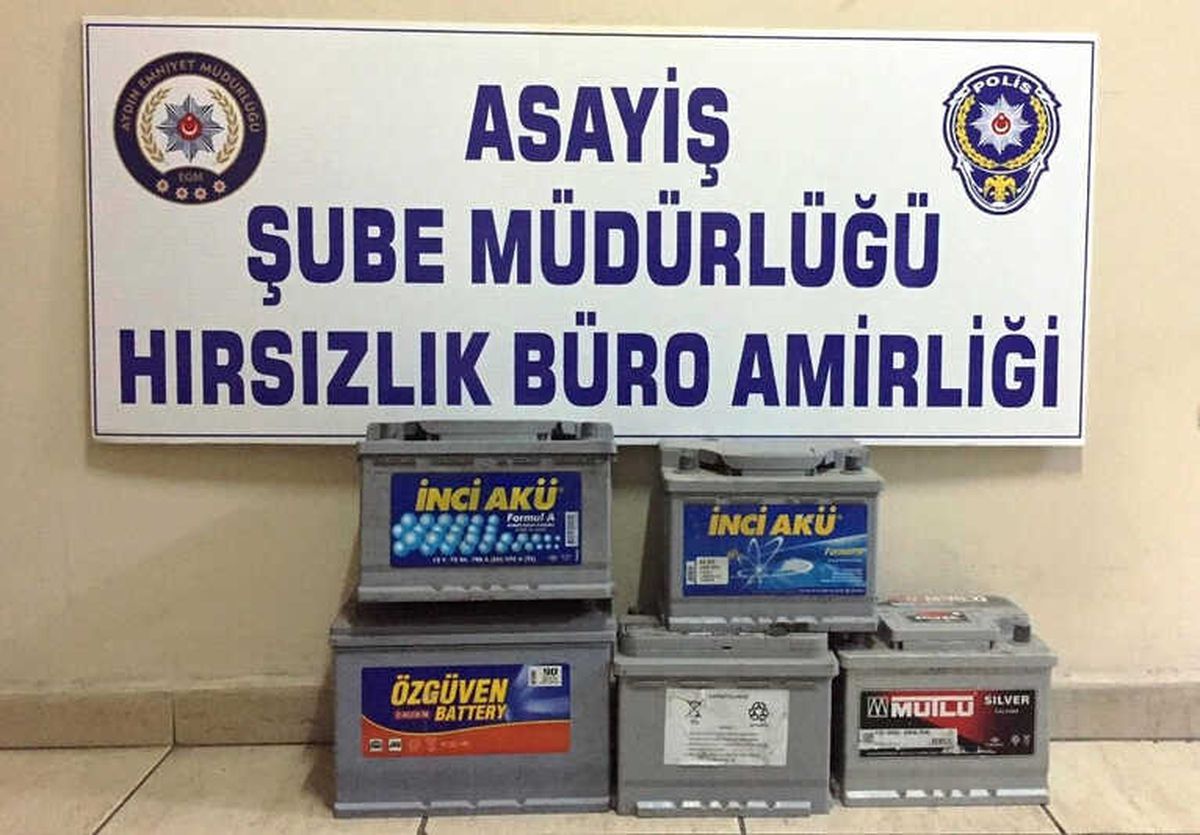 Araç Akülerine Dadanan Hırsız Tutuklandı