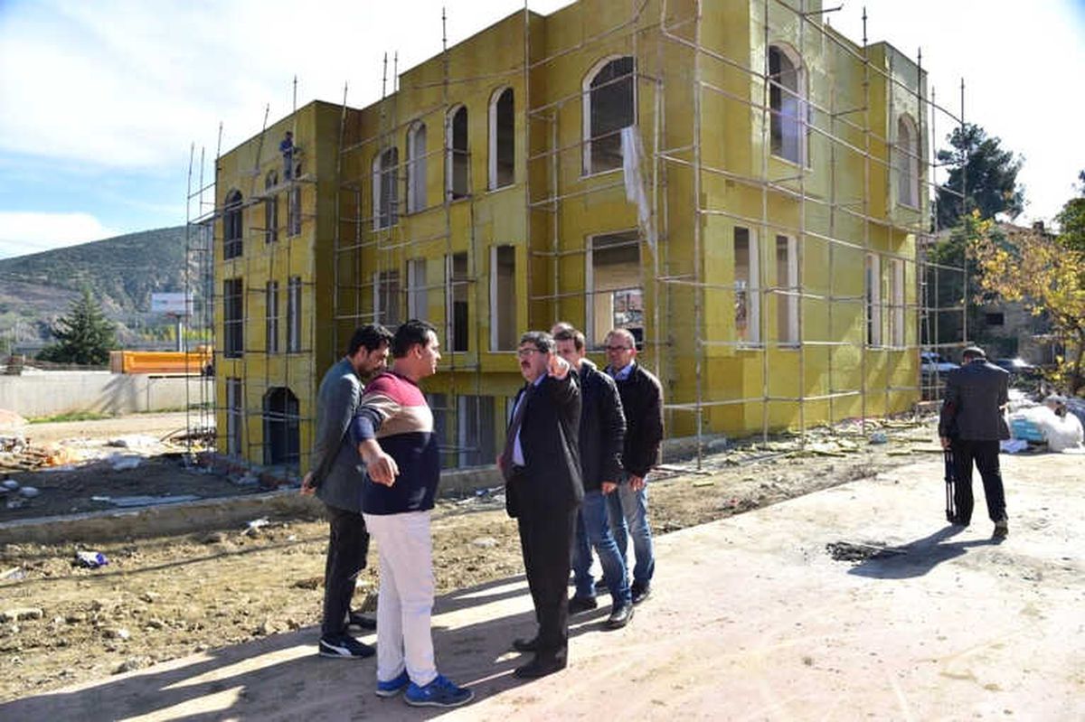 Başkan Can, Sosyal Donatı Alanında İncelemede Bulundu