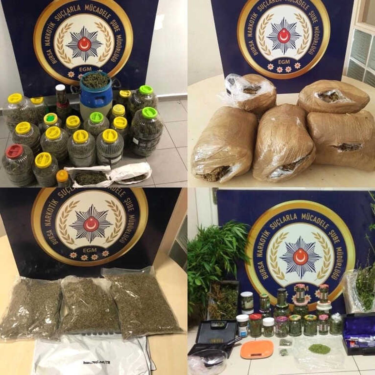 Bir Ayda 600 Bin Liralık Uyuşturucu Yakaladılar