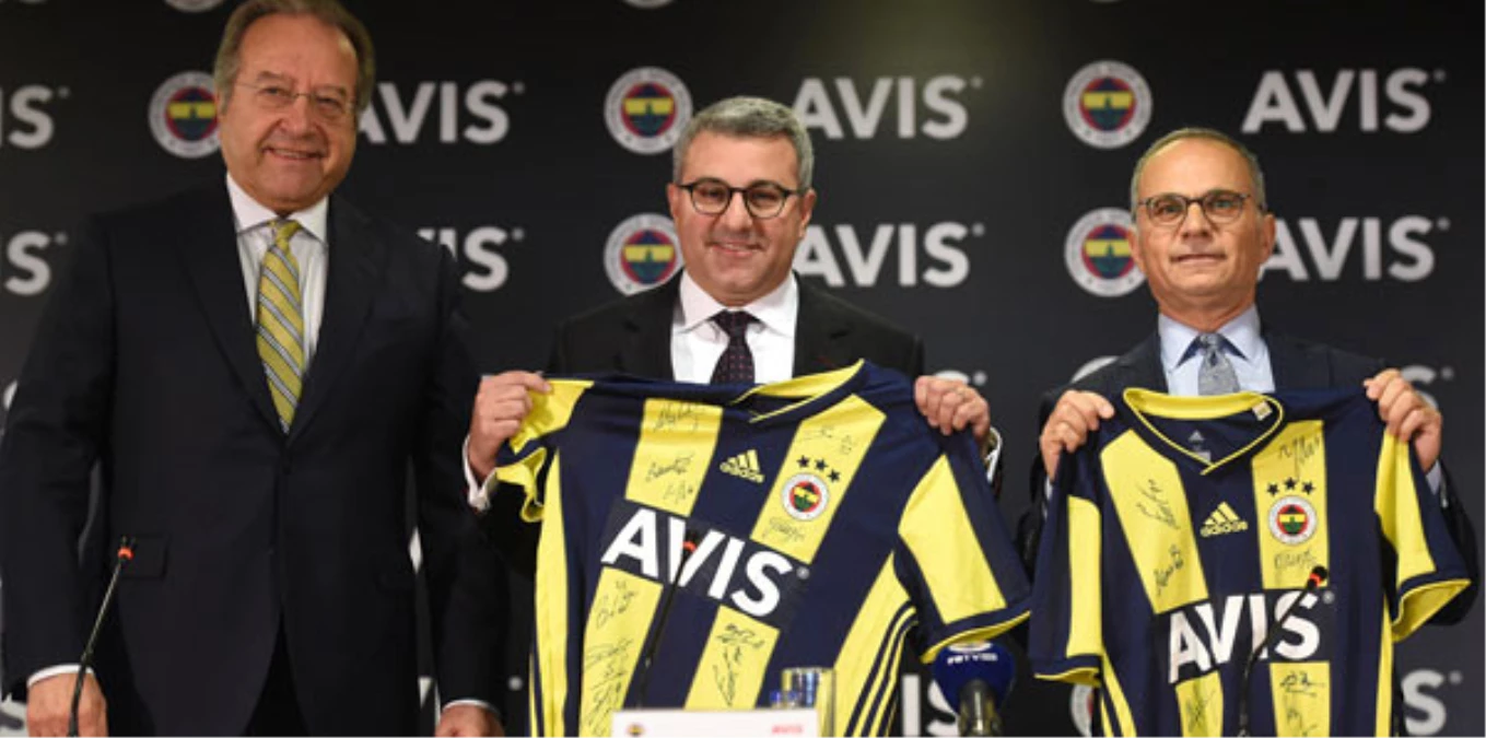 Fenerbahçe, Avis\'le Sponsorluk Anlaşması İmzaladı