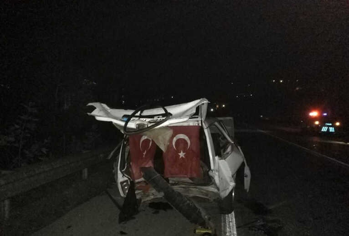 Kaza Yapan Sürücü Alkollü Çıktı