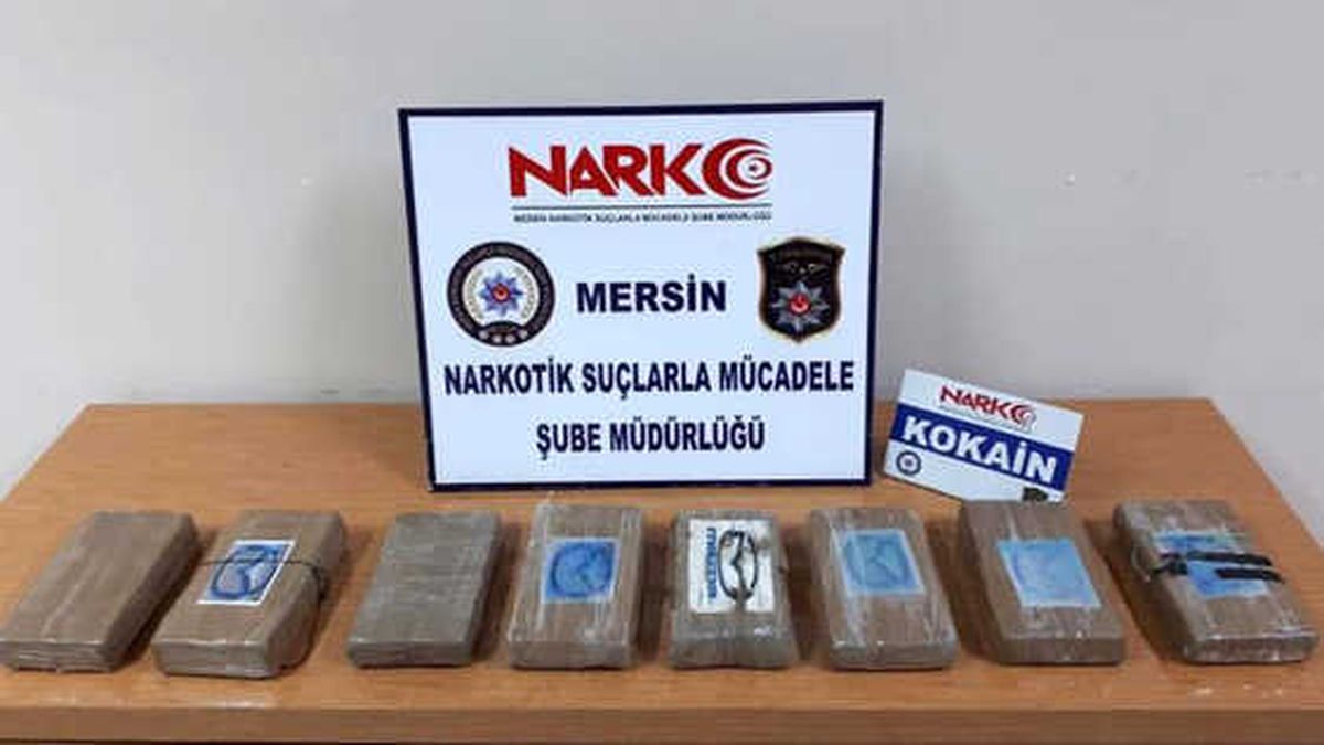 Mersin\'de Muz Yüklü Gemiden 9 Kilo 400 Gram Kokain Çıktı