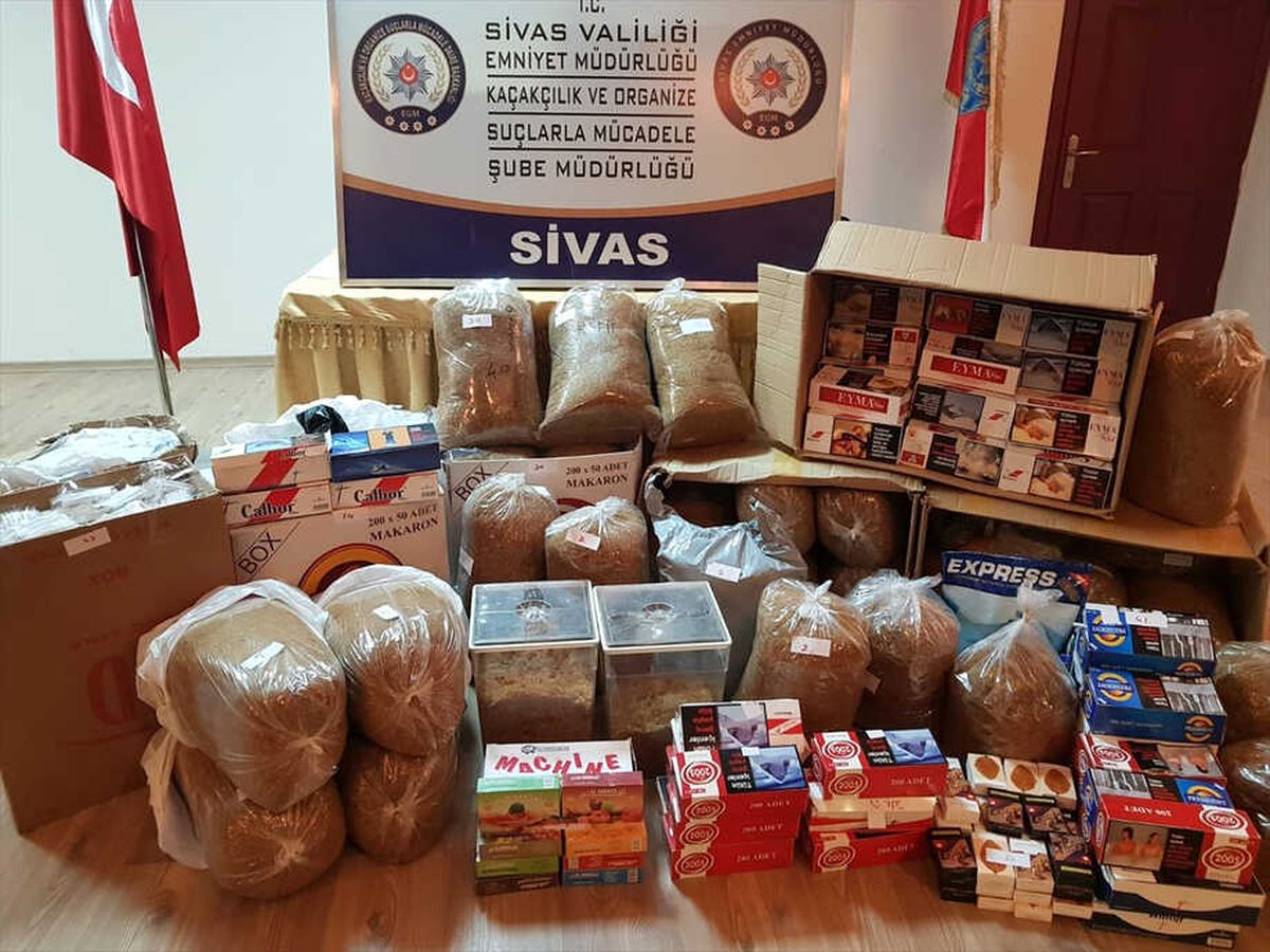 Sivas\'ta Kaçak Tütün Operasyonu