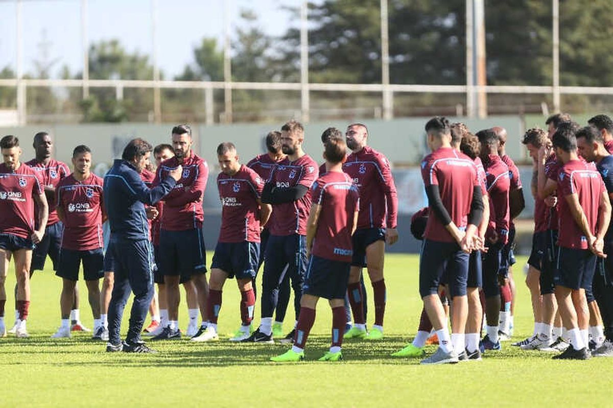 Trabzonspor 7 Eksikle Çalıştı