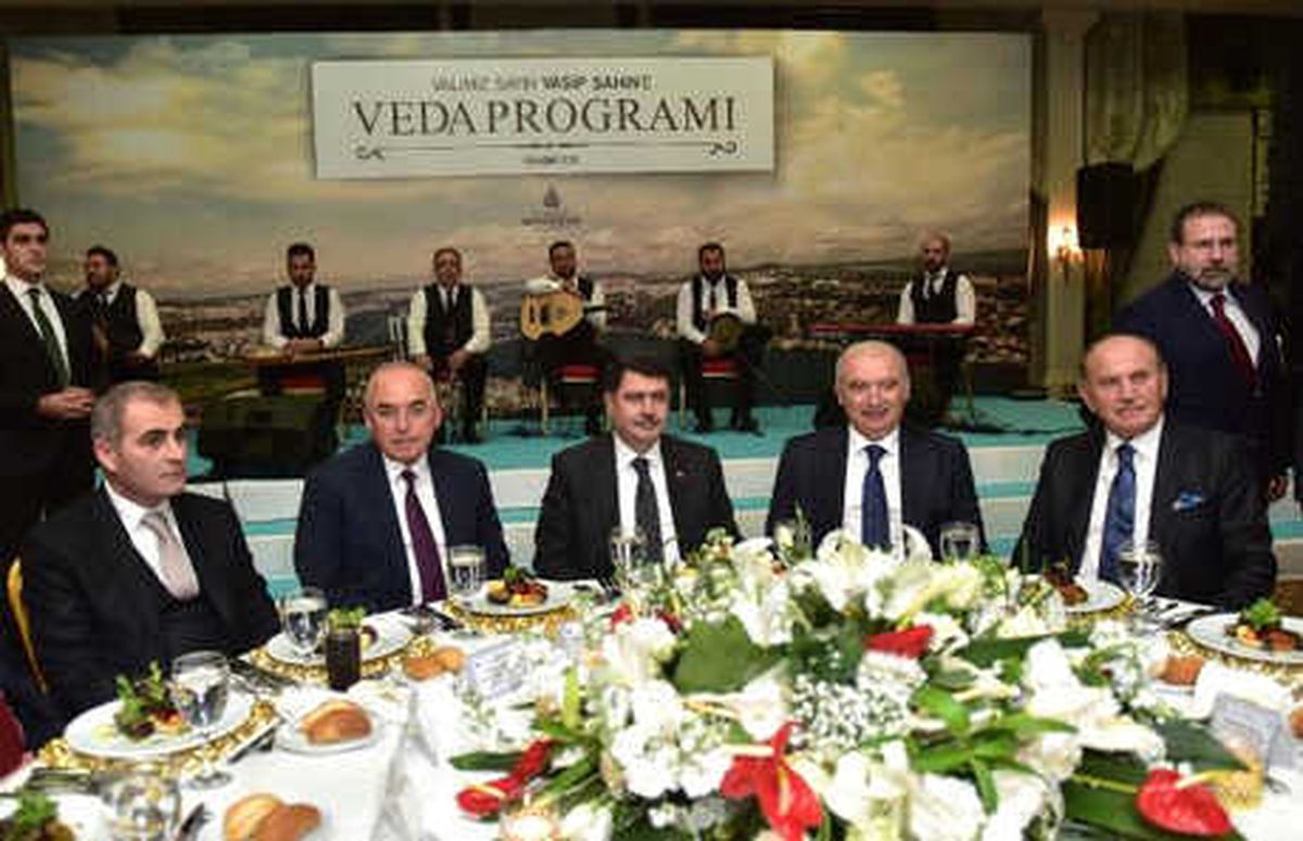 Vali Şahin\'e Veda Programı