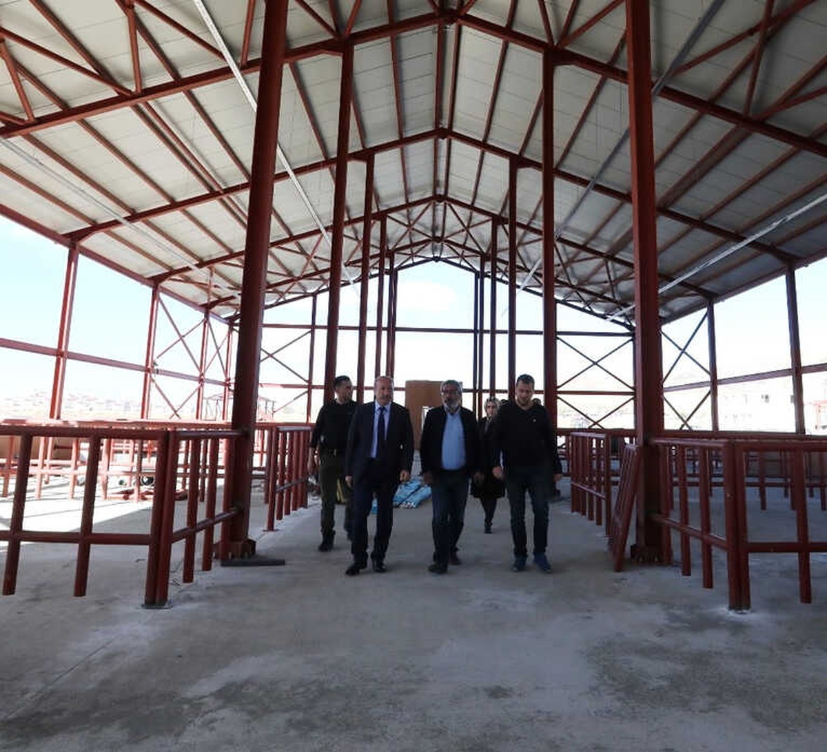 Yeni Hayvan Pazarının Yapımında Sona Gelindi