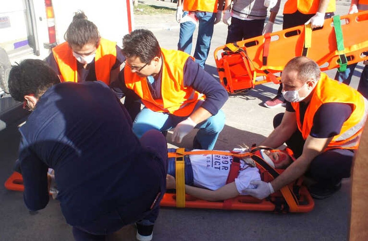 Alaşehir Devlet Hastanesinde Gerçeği Aratmayan Tatbikat