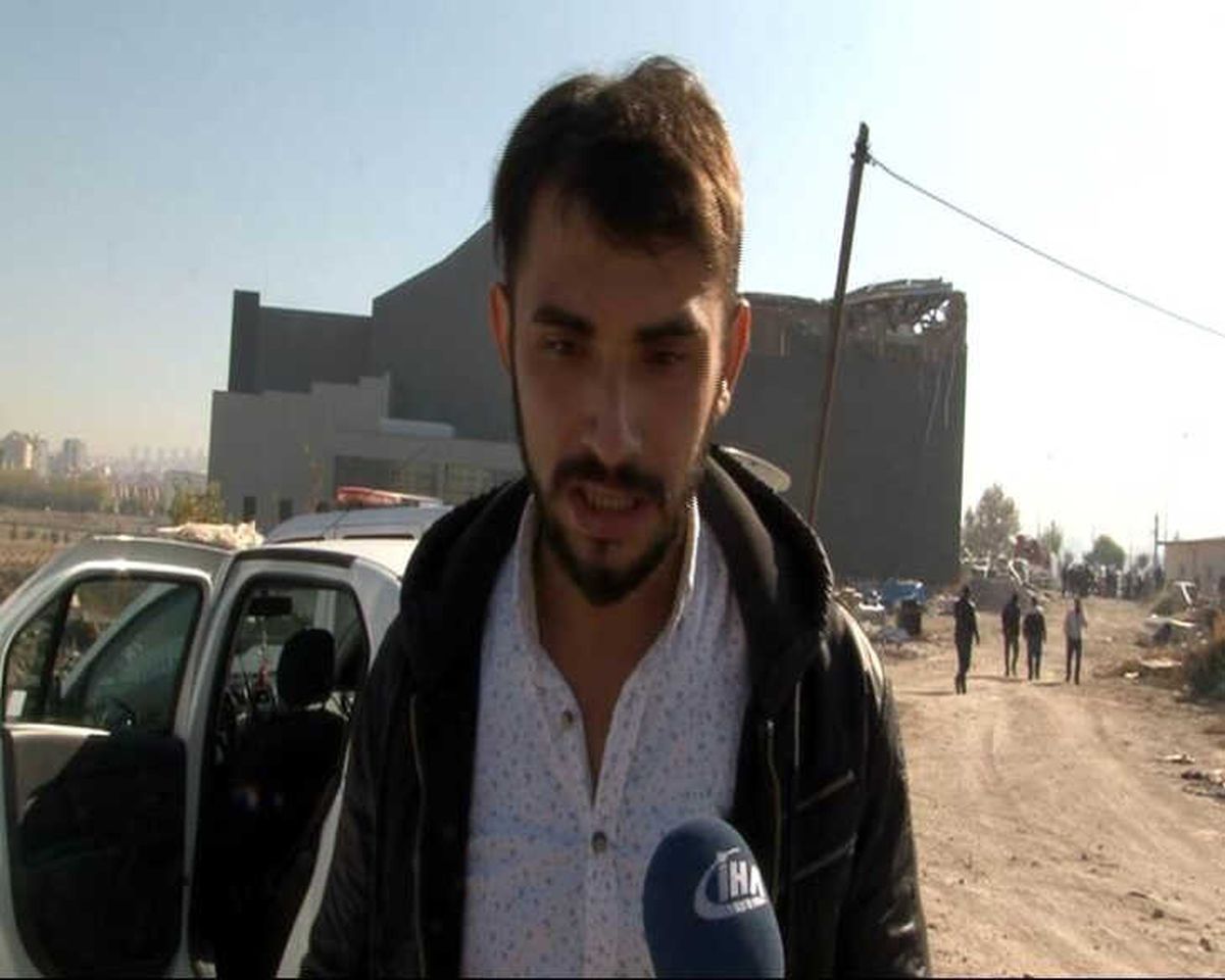 Kayseri\'de İnşaatın Çatısının Çökmesi