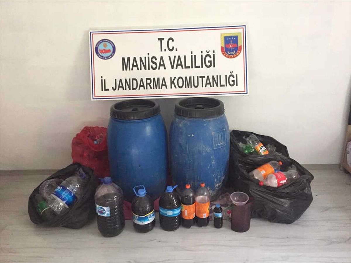 Manisa\'da Kaçak İçki Operasyonu