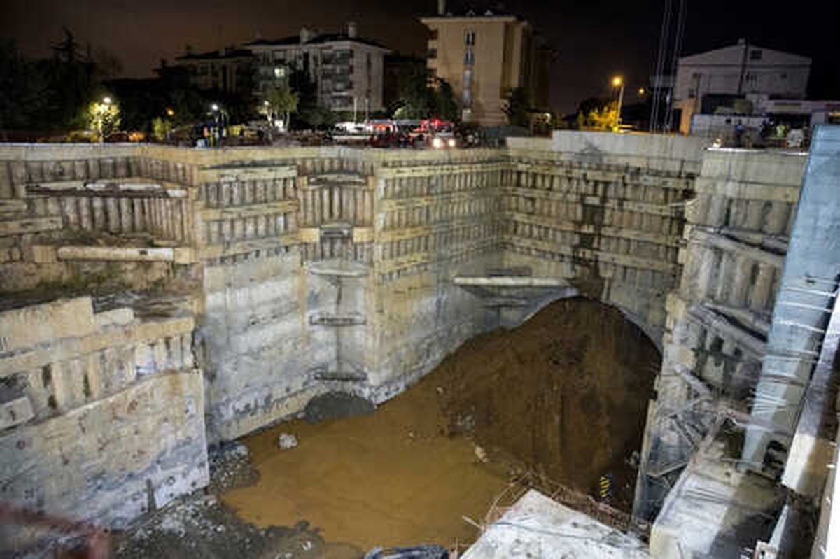 Metro İnşaatı Yakınında Göçük: 2 Ölü