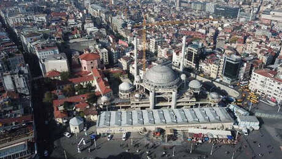 Taksim Camisi\'nin Yüzde 90\'ı Tamamlandı