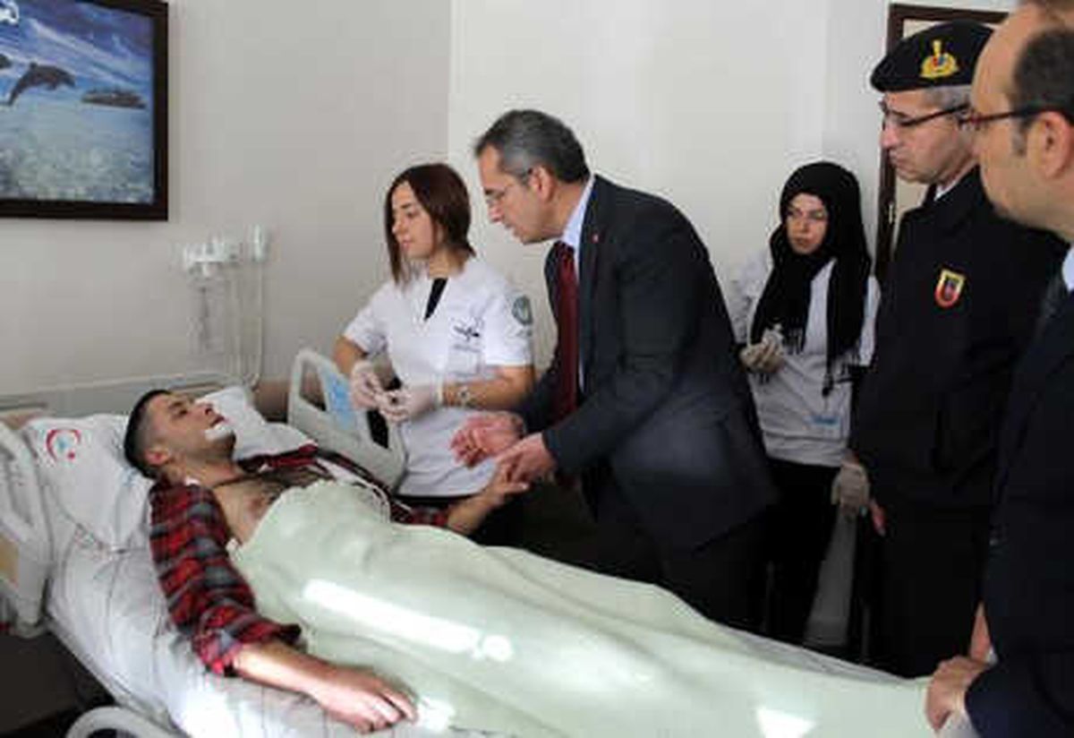Trafik Kazasında Yaralanan Askerler Taburcu Oldu