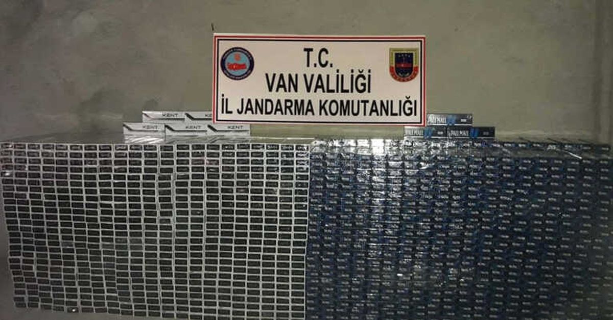 Van\'da 23 Bin 120 Paket Kaçak Sigara Ele Geçirildi